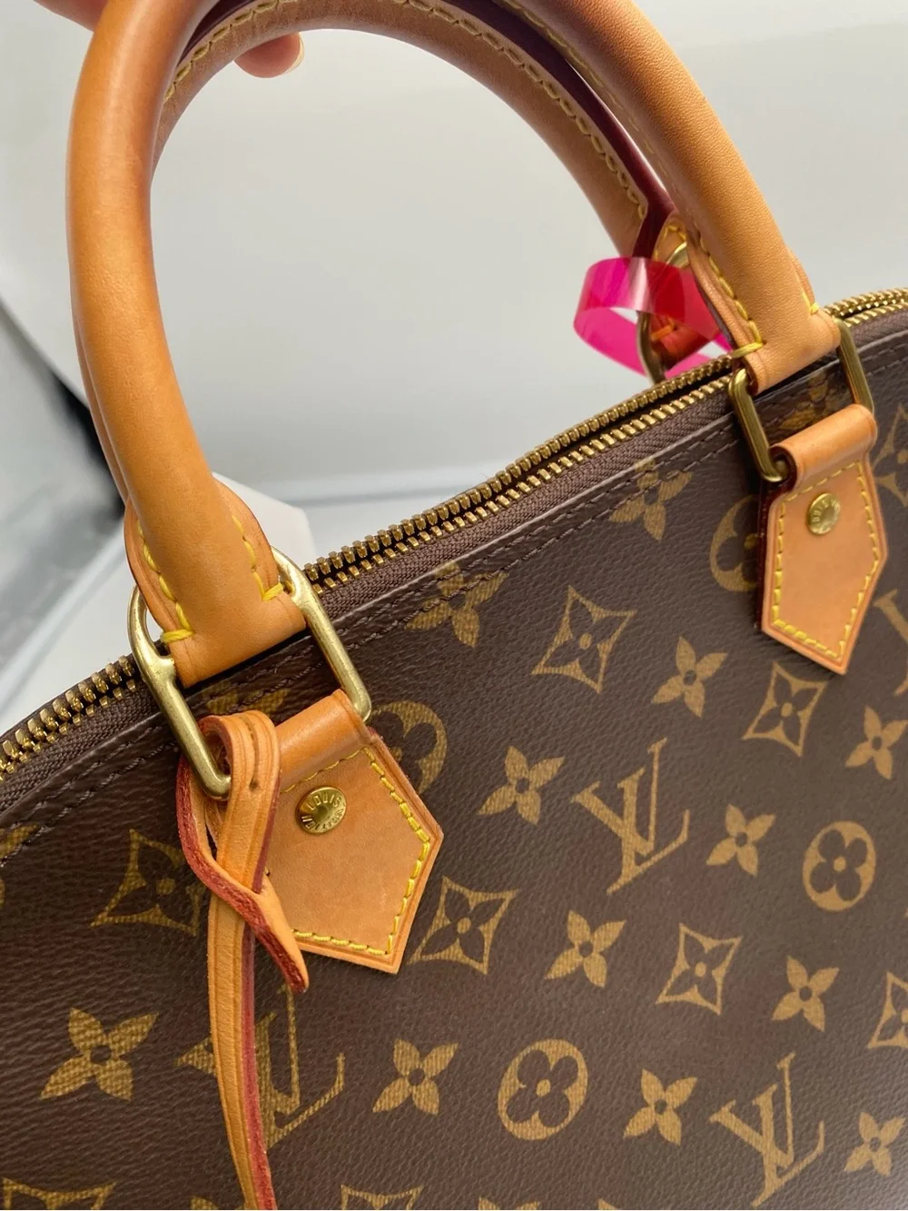 100% Authentic PVC Chip Alma pm in monogram canvas